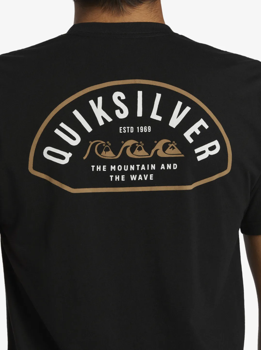 Mens Quiksilver Tees|Logo Lockup T-Shirt