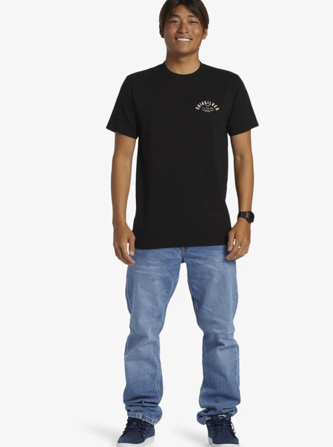 Mens Quiksilver Tees|Logo Lockup T-Shirt