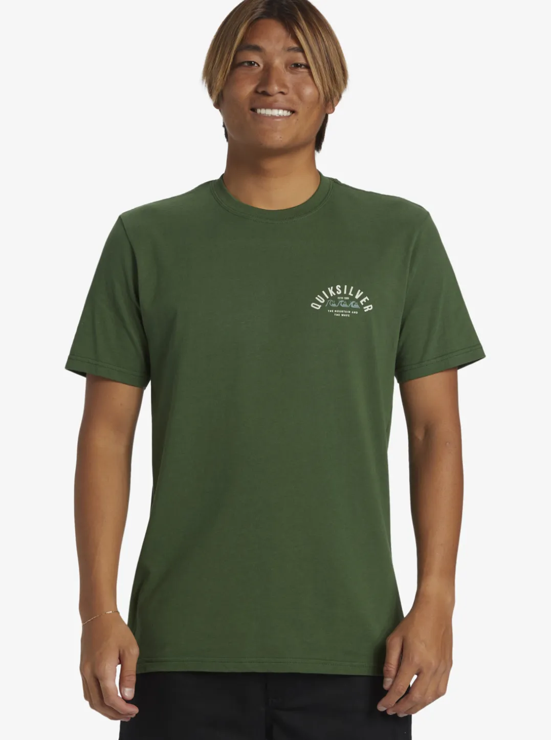 Mens Quiksilver Tees|Logo Lockup T-Shirt