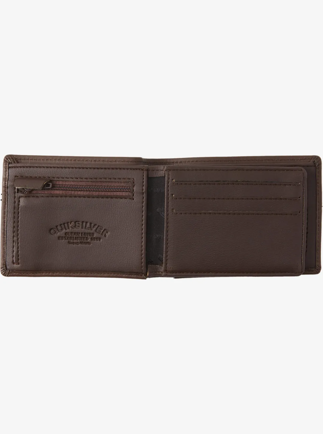 Mens Quiksilver Wallets|Mac Tri-Fold Leather Wallet