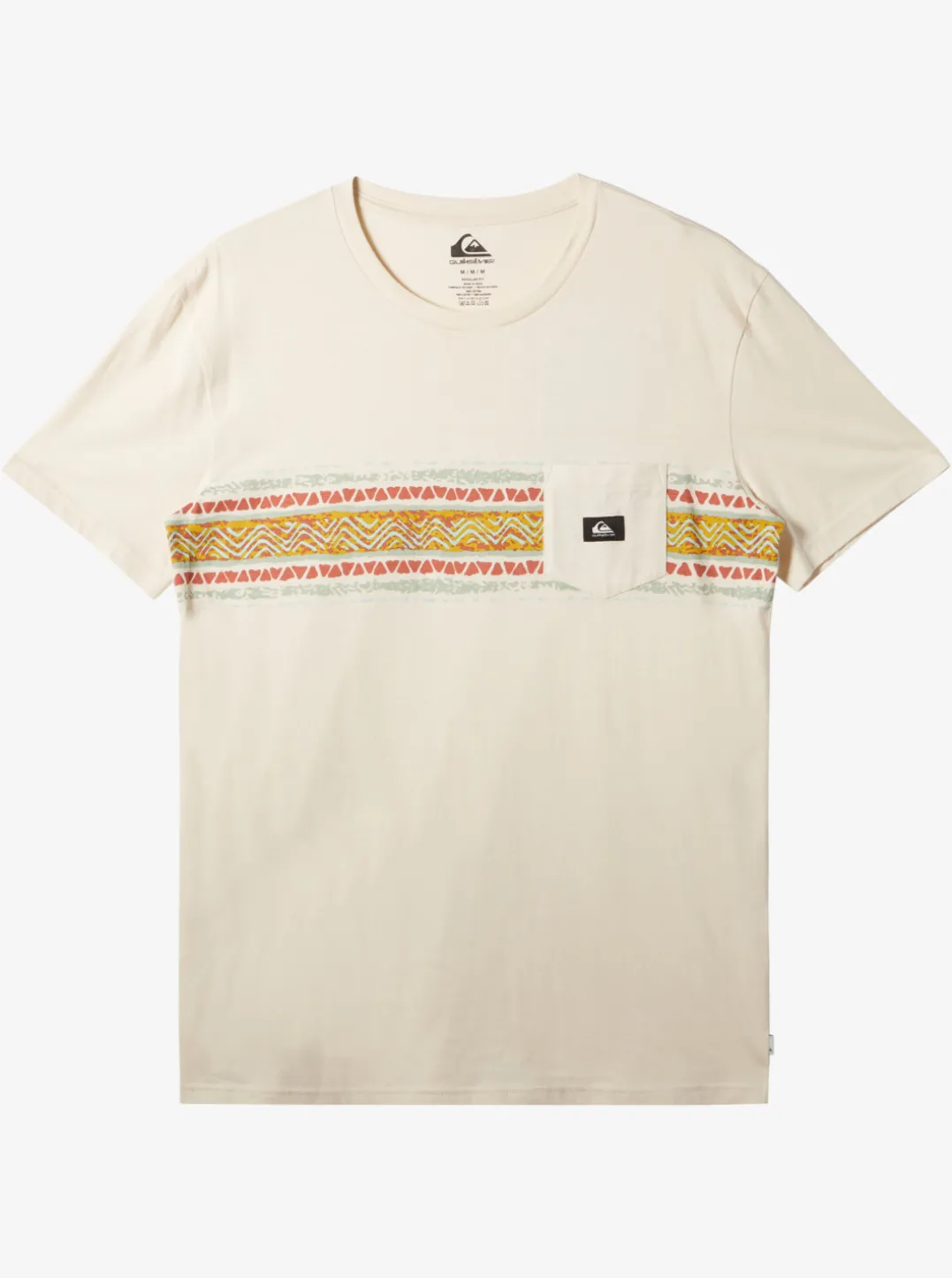Mens Quiksilver Tees|Mesa Stripe Pocket T-Shirt