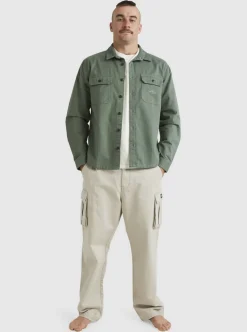 Mens Quiksilver Shirts & Polos|Mikey Long Sleeve Shirt