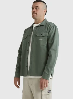 Mens Quiksilver Shirts & Polos|Mikey Long Sleeve Shirt