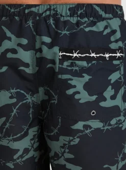Mens Quiksilver Elastic Waist|Mikey Volley 18