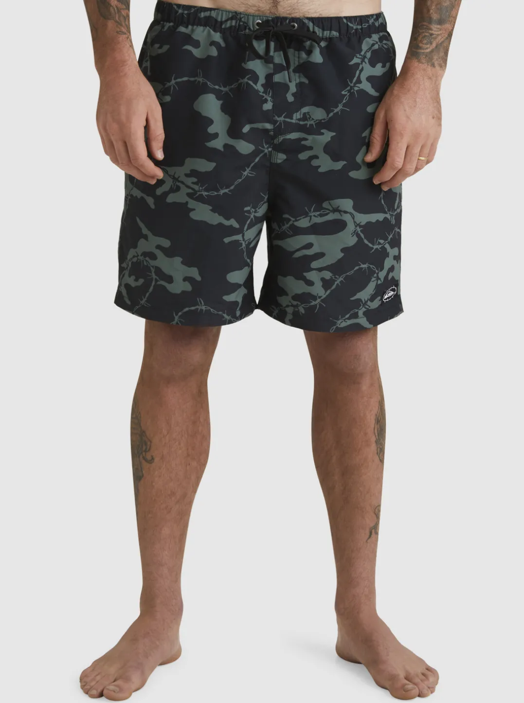 Mens Quiksilver Elastic Waist|Mikey Volley 18" Volleys