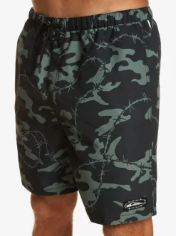 Mens Quiksilver Elastic Waist|Mikey Volley 18