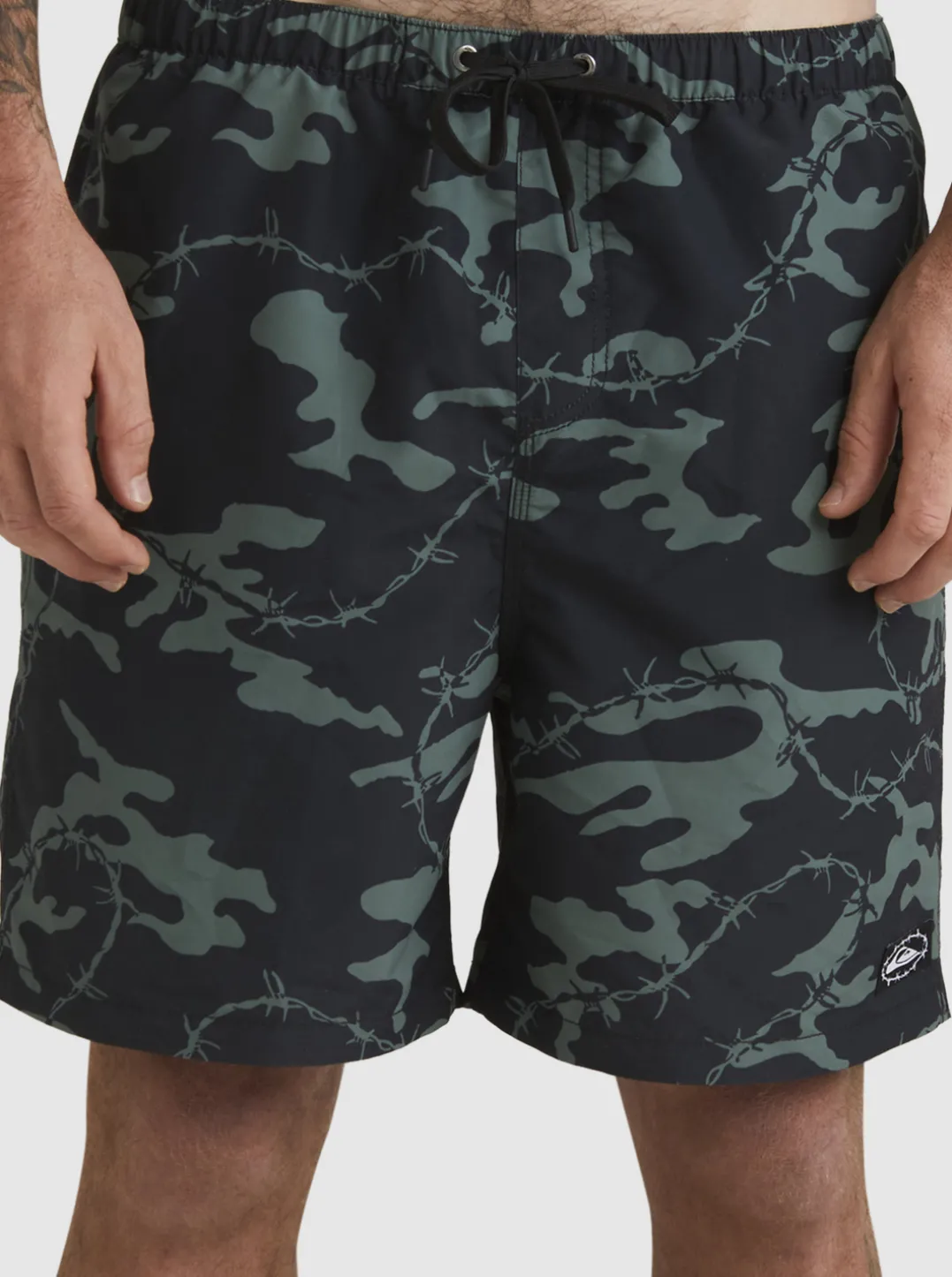 Mens Quiksilver Elastic Waist|Mikey Volley 18" Volleys