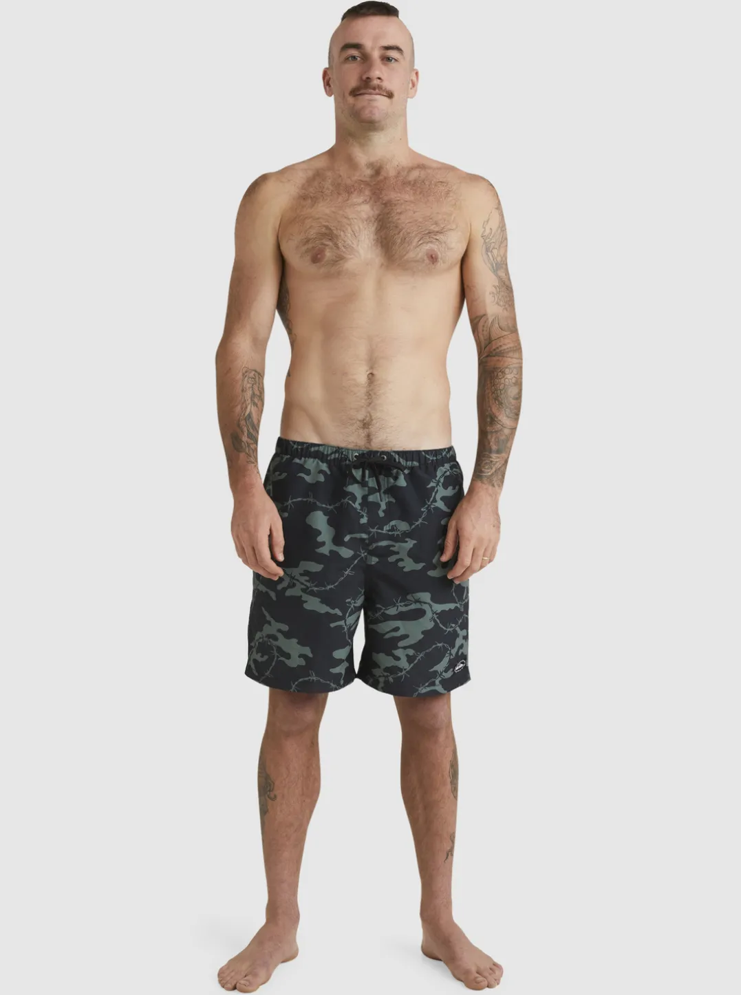 Mens Quiksilver Elastic Waist|Mikey Volley 18" Volleys