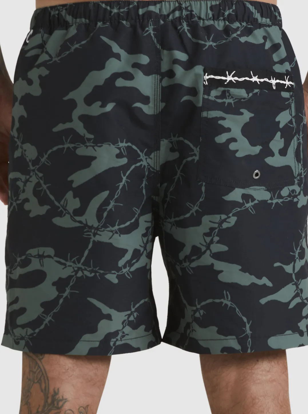 Mens Quiksilver Elastic Waist|Mikey Volley 18" Volleys