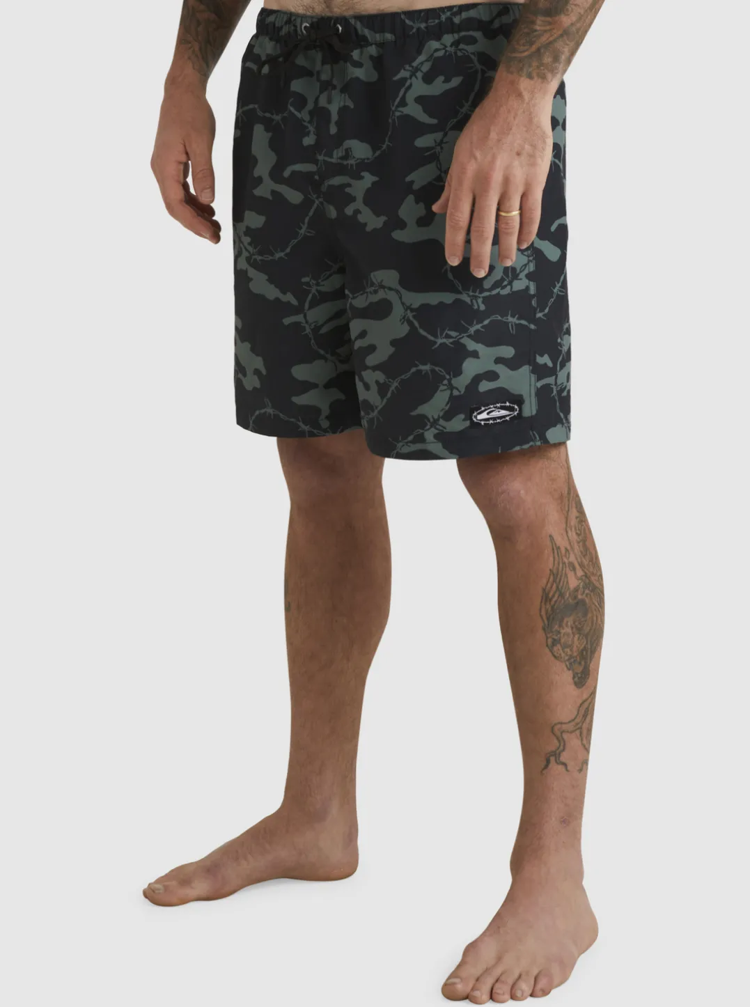 Mens Quiksilver Elastic Waist|Mikey Volley 18" Volleys
