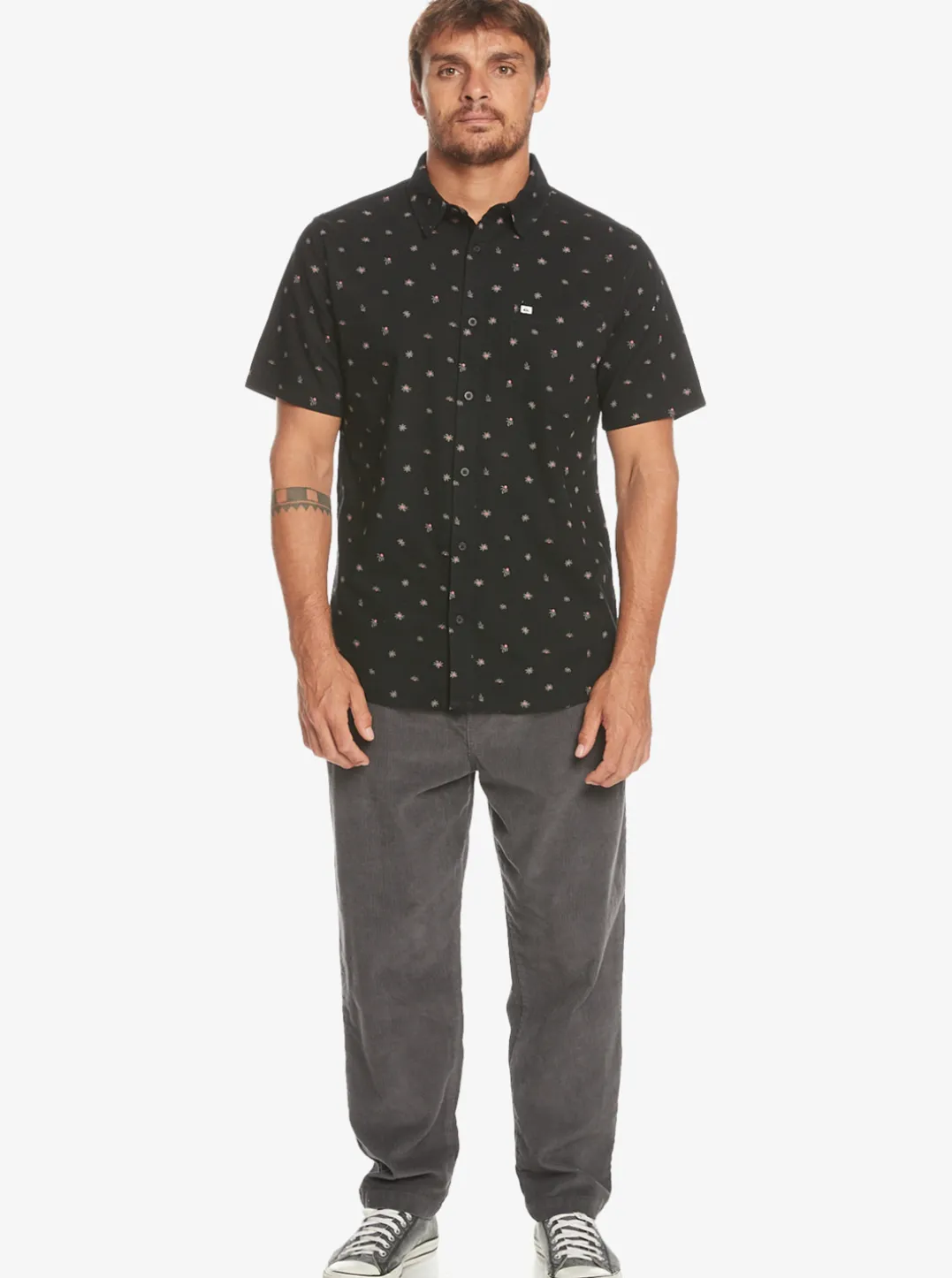 Mens Quiksilver Shirts & Polos|Minimo Short Sleeve Shirt