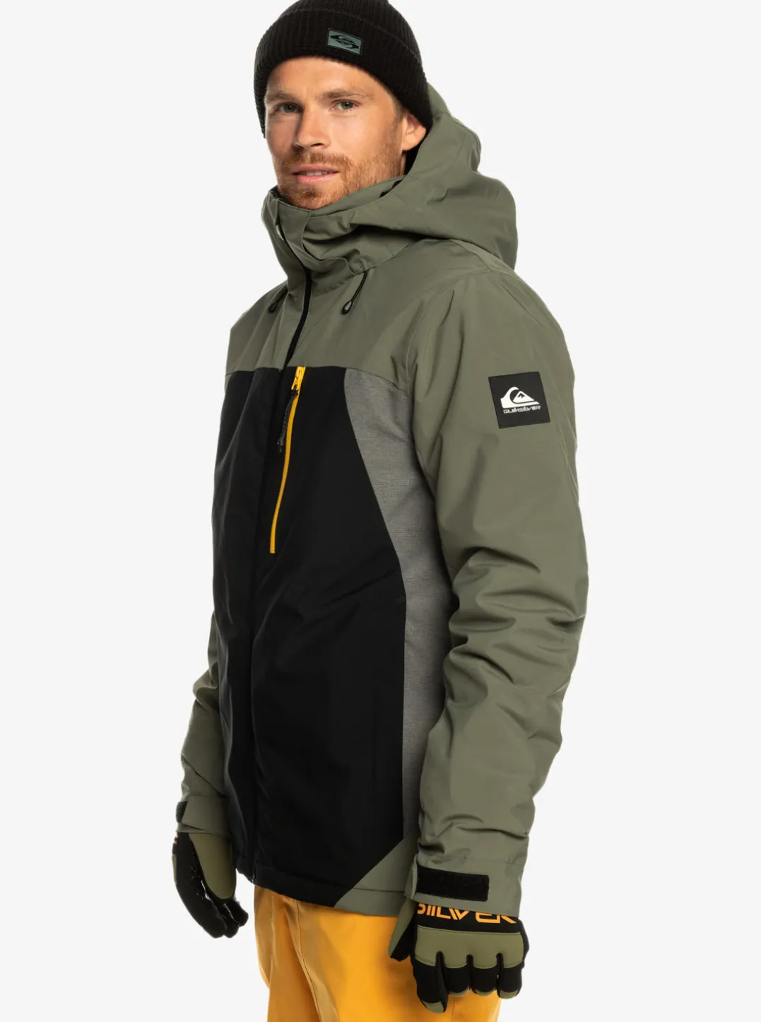 Mens Quiksilver Layers|Mission Plus Technical Snow Jacket