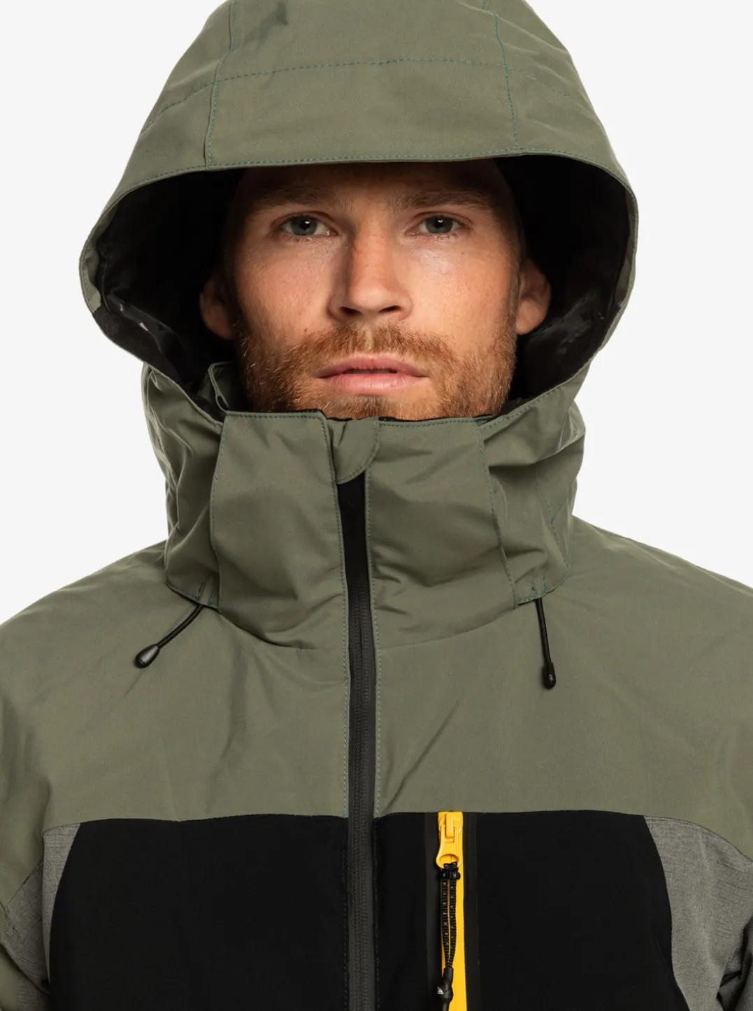 Mens Quiksilver Layers|Mission Plus Technical Snow Jacket
