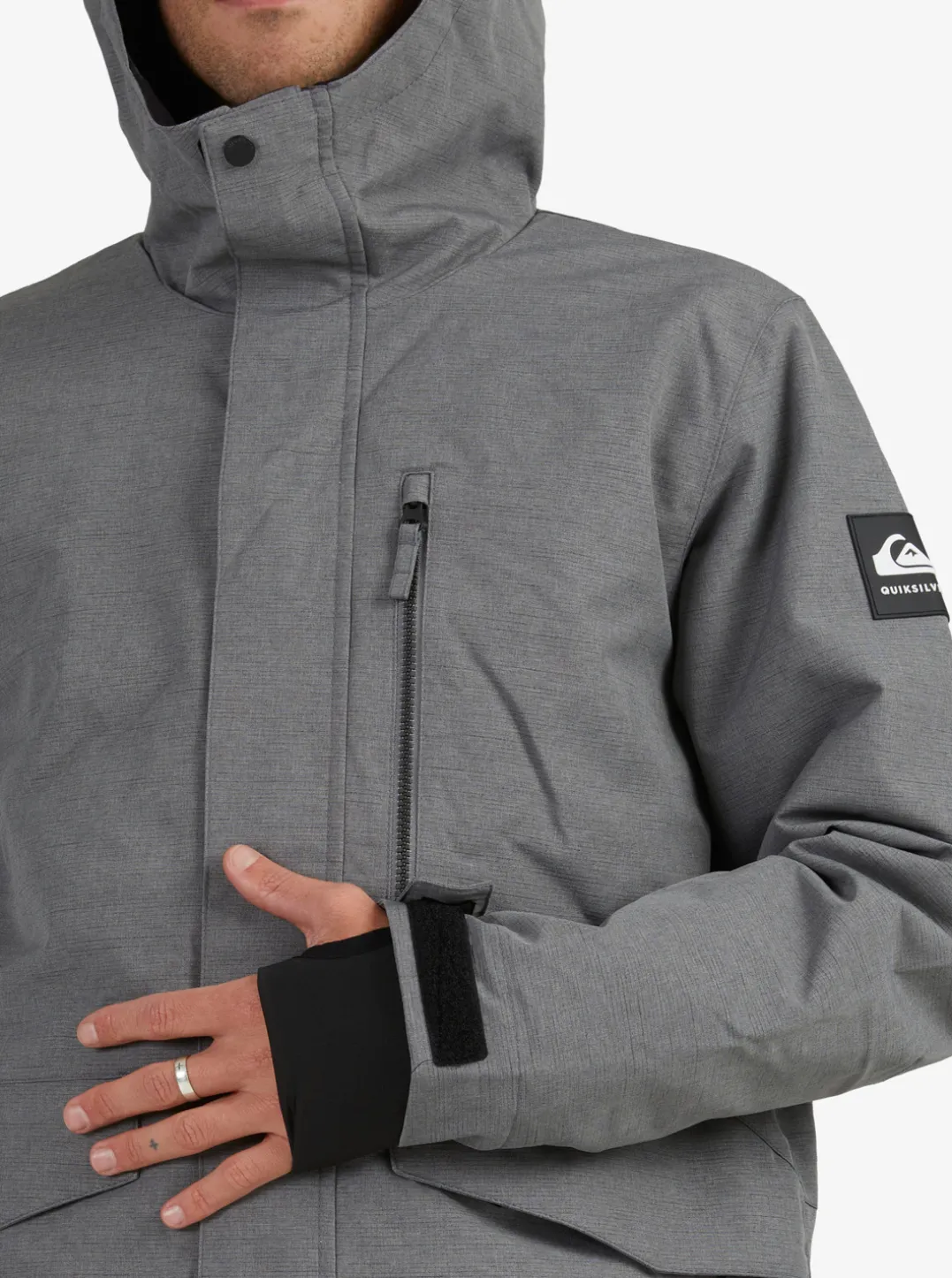 Mens Quiksilver Layers|Mission Solid Insulated Snow Jacket