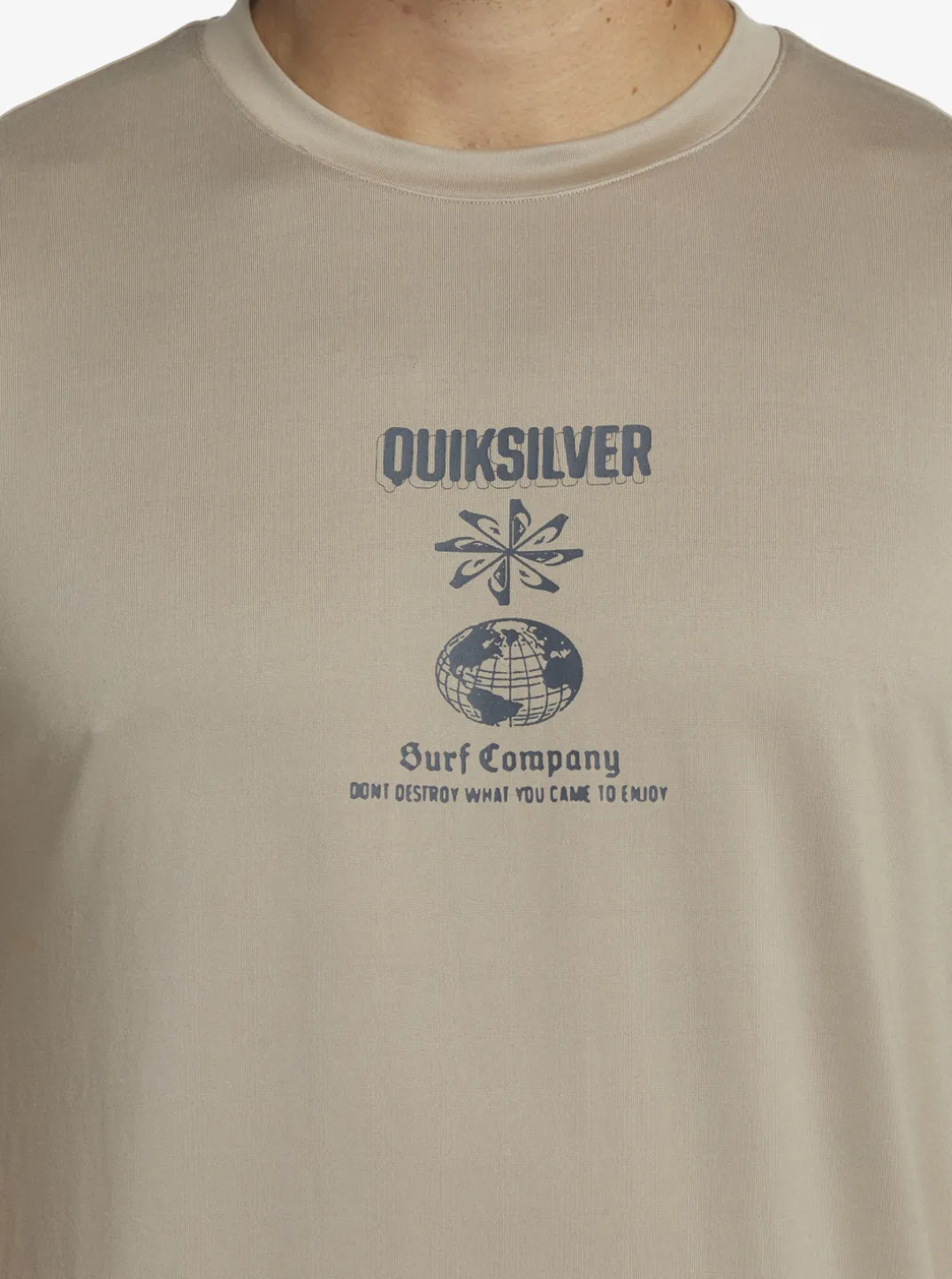 Mens Quiksilver Rashguards|Mix Session Upf 50 Short Sleeve Surf Tee