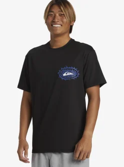 Mens Quiksilver Rashguards|Mix Session Upf 50 Short Sleeve Surf Tee