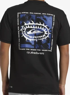 Mens Quiksilver Rashguards|Mix Session Upf 50 Short Sleeve Surf Tee