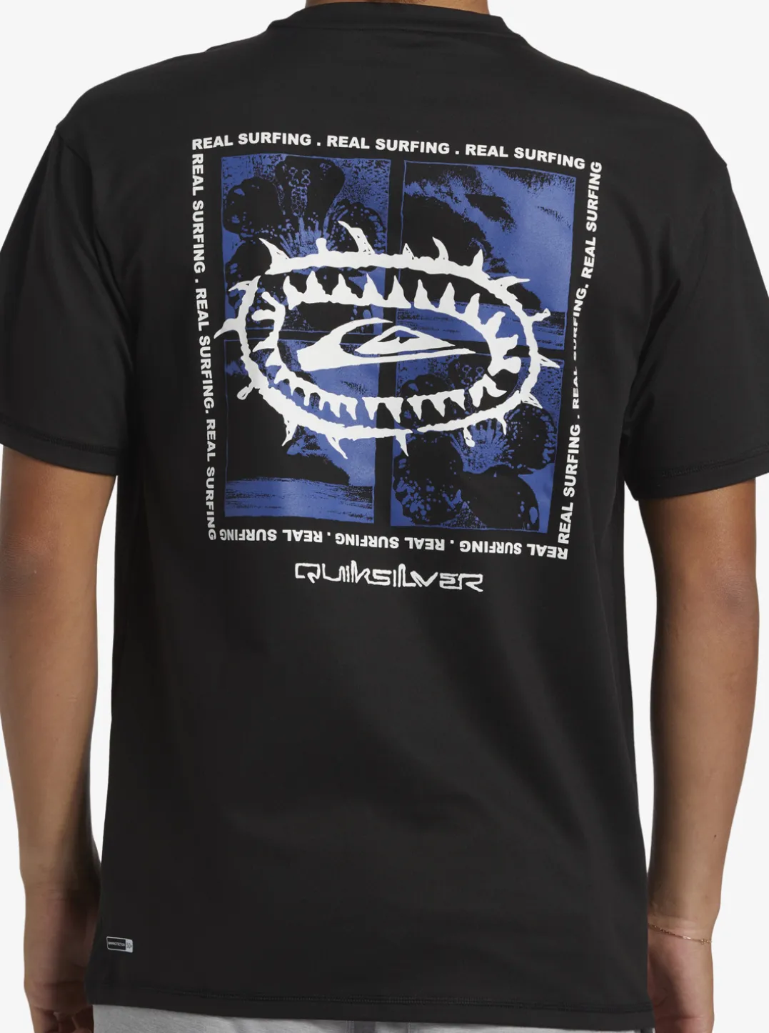 Mens Quiksilver Rashguards|Mix Session Upf 50 Short Sleeve Surf Tee
