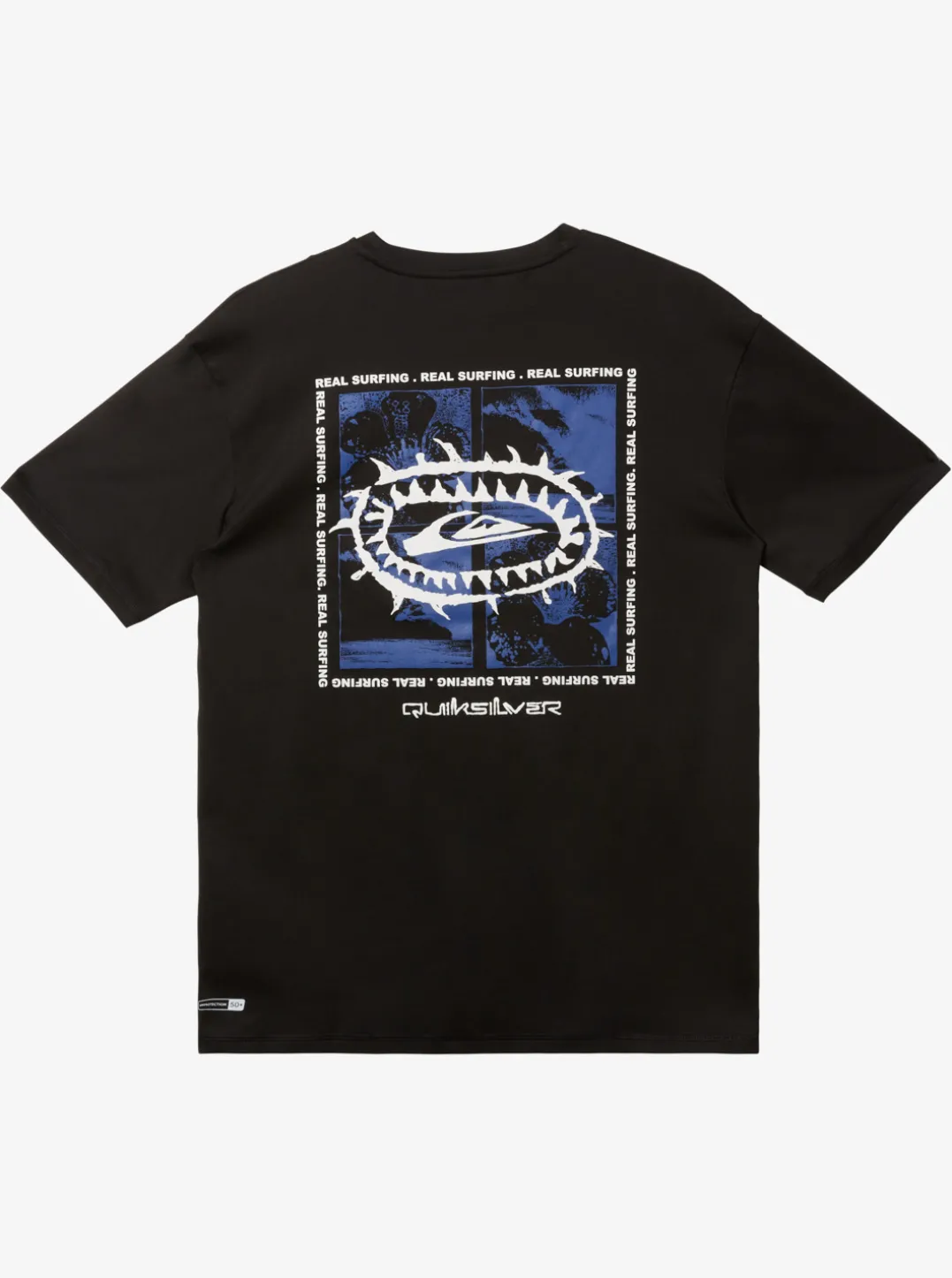 Mens Quiksilver Rashguards|Mix Session Upf 50 Short Sleeve Surf Tee