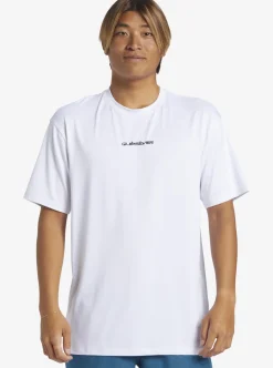Mens Quiksilver Rashguards|Mix Session Upf 50 Short Sleeve Surf Tee
