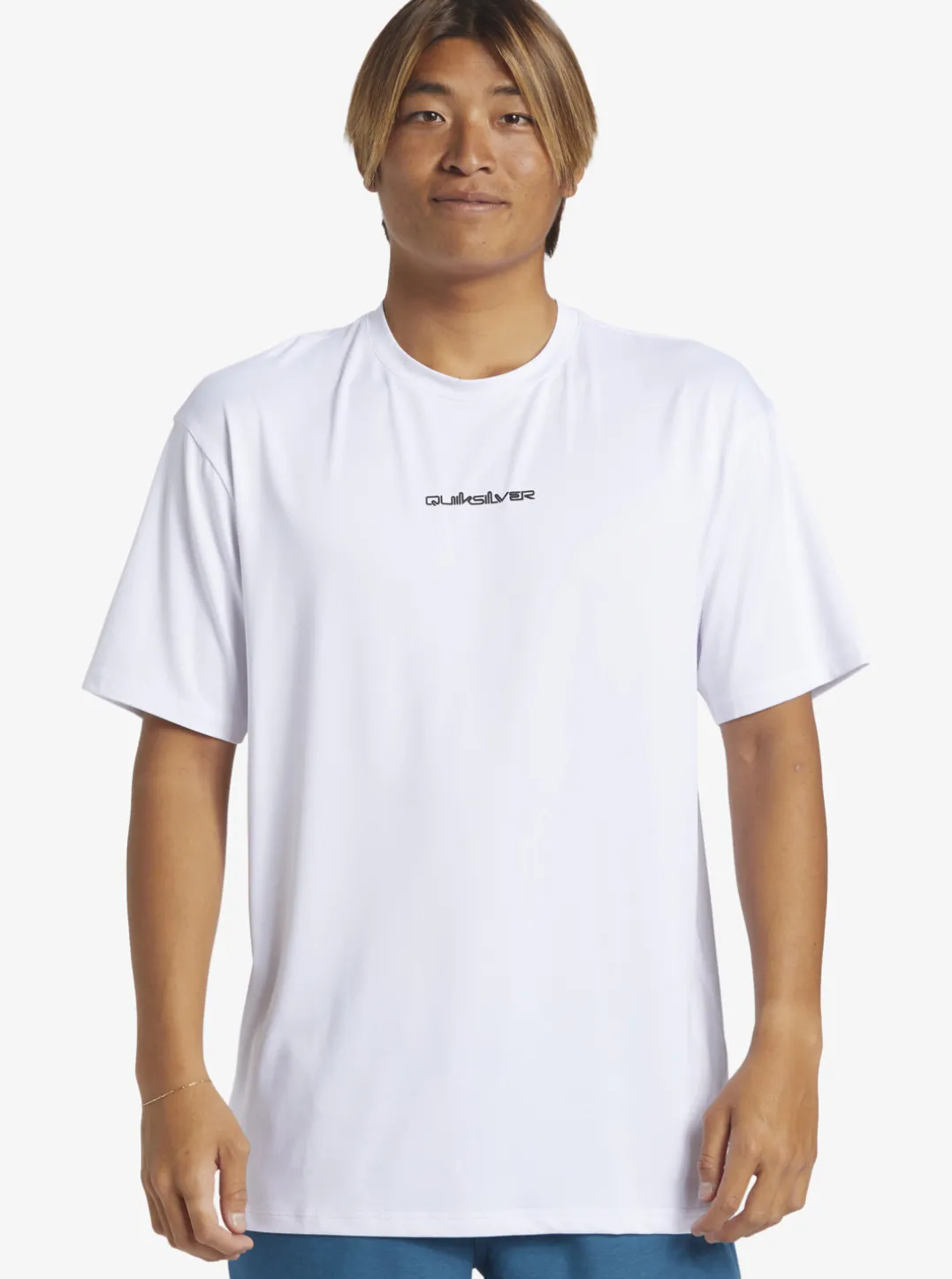 Mens Quiksilver Rashguards|Mix Session Upf 50 Short Sleeve Surf Tee