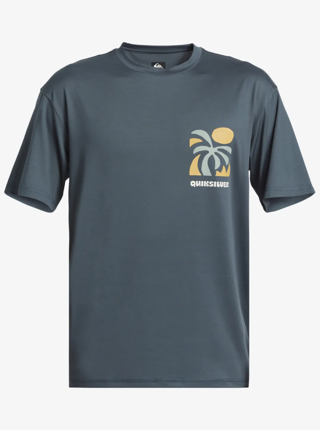 Mens Quiksilver Rashguards|Mix Session Upf 50 Short Sleeve Surf Tee