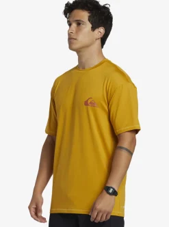 Mens Quiksilver Rashguards|Mix Session Upf 50 Short Sleeve Surf Tee