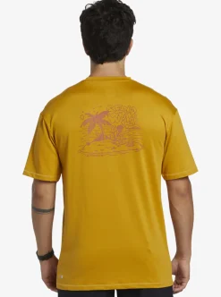 Mens Quiksilver Rashguards|Mix Session Upf 50 Short Sleeve Surf Tee