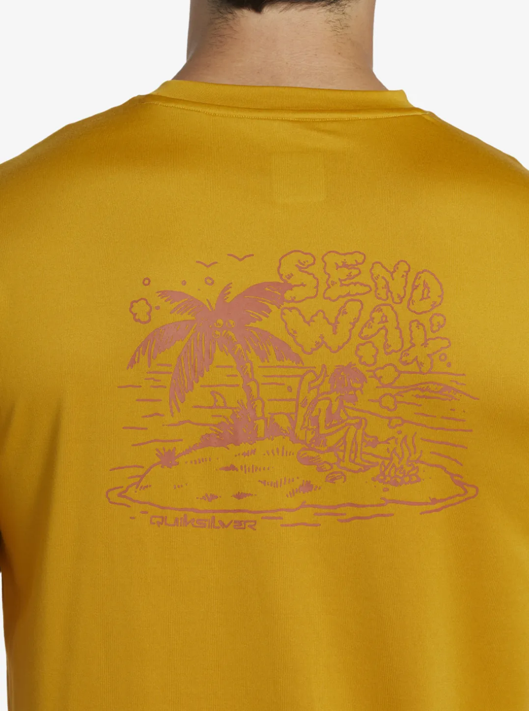 Mens Quiksilver Rashguards|Mix Session Upf 50 Short Sleeve Surf Tee