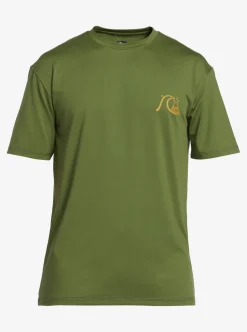 Mens Quiksilver Rashguards|Mix Session Upf 50 Short Sleeve Surf Tee