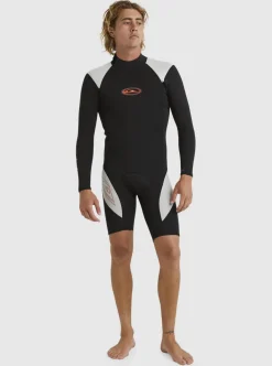 Mens Quiksilver Wetsuits|2/2Mm Capsule Saturn Long Sleeve Spring Suit