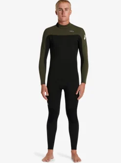 Mens Quiksilver Wetsuits|3/2Mm Everyday Sessions Back Zip Wetsuit
