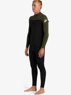 Mens Quiksilver Wetsuits|3/2Mm Everyday Sessions Back Zip Wetsuit