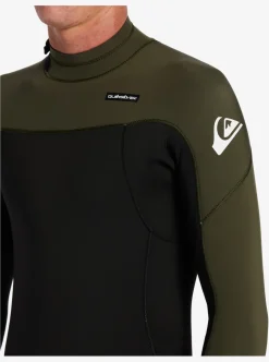 Mens Quiksilver Wetsuits|3/2Mm Everyday Sessions Back Zip Wetsuit