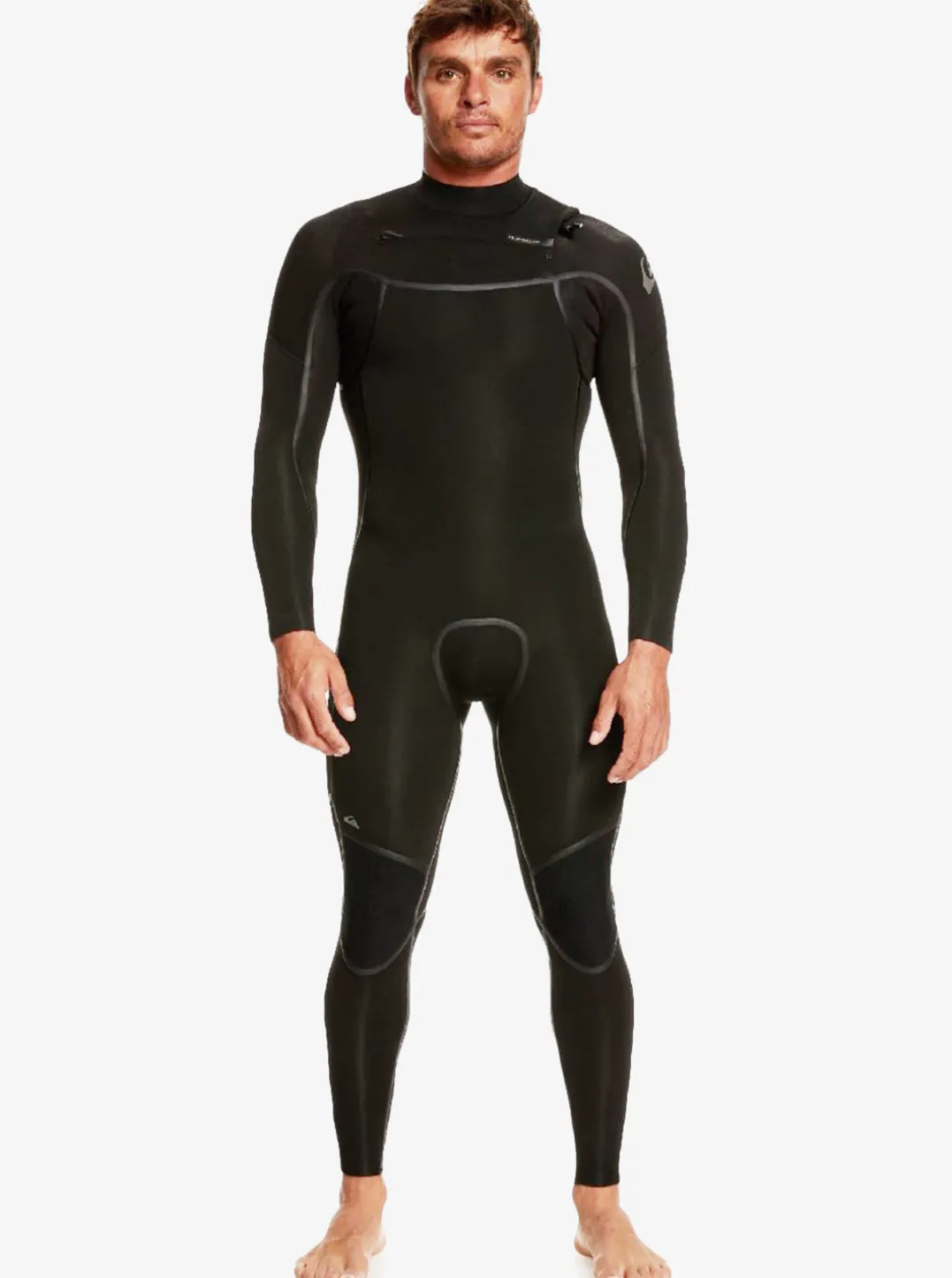 Mens Quiksilver Wetsuits|4/3Mm Everyday Sessions Chest Zip Wetsuit