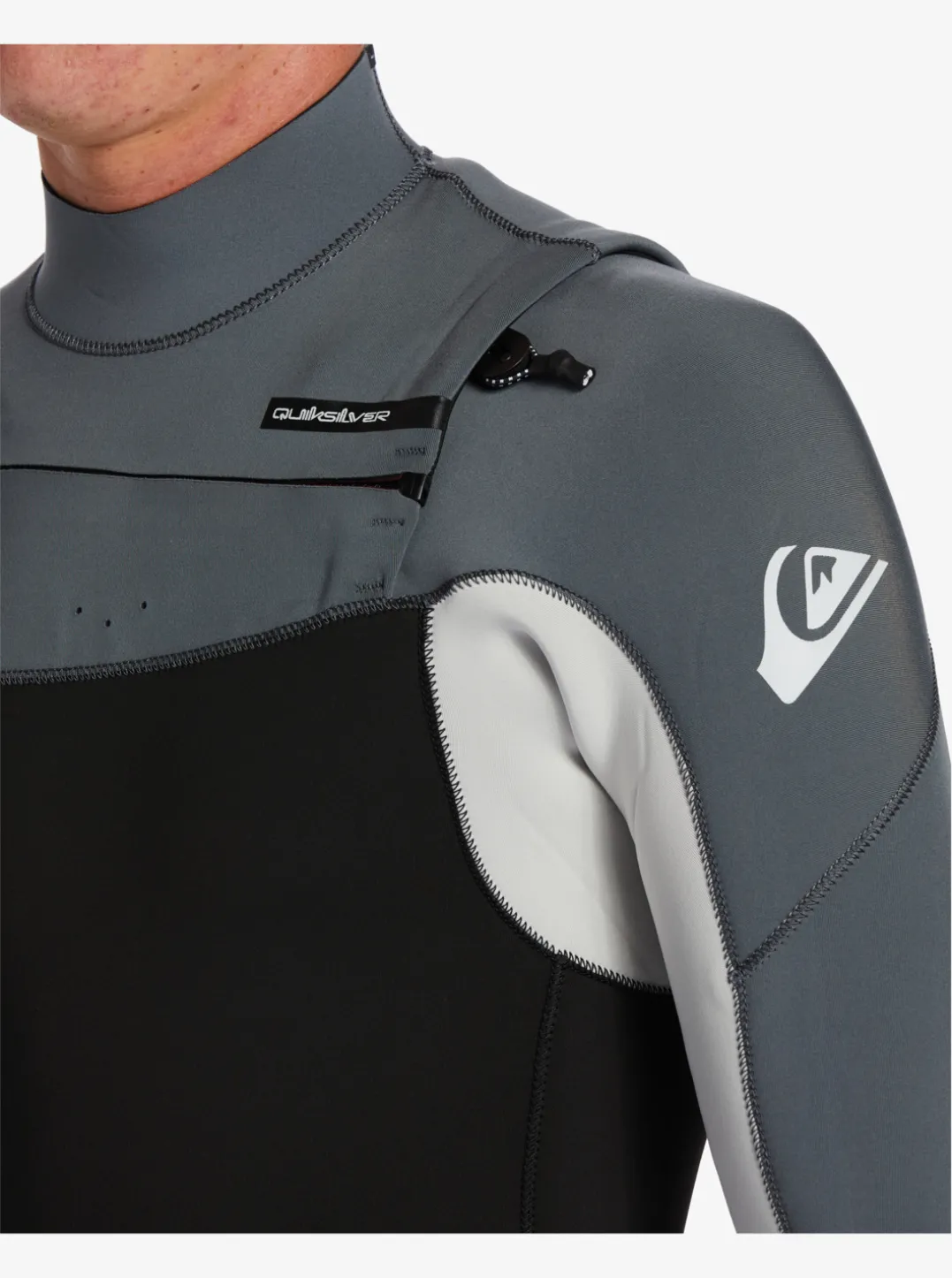 Mens Quiksilver Wetsuits|3/2Mm Everyday Sessions Chest Zip Wetsuit