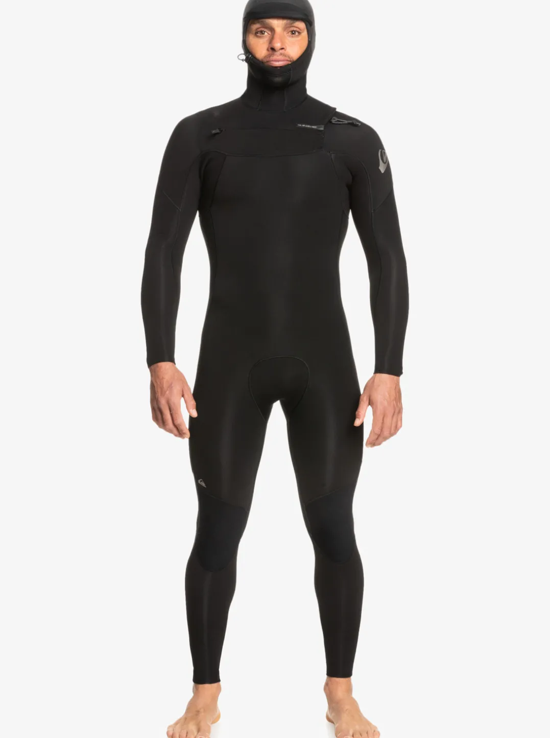 Mens Quiksilver Wetsuits|5/4/3Mm Everyday Sessions Hooded Chest Zip Wetsuit