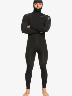 Mens Quiksilver Wetsuits|5/4/3Mm Everyday Sessions Hooded Chest Zip Wetsuit