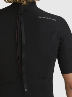 Mens Quiksilver Wetsuits|2/2Mm Everyday Sessions Short Sleeve Back Zip Springsuit