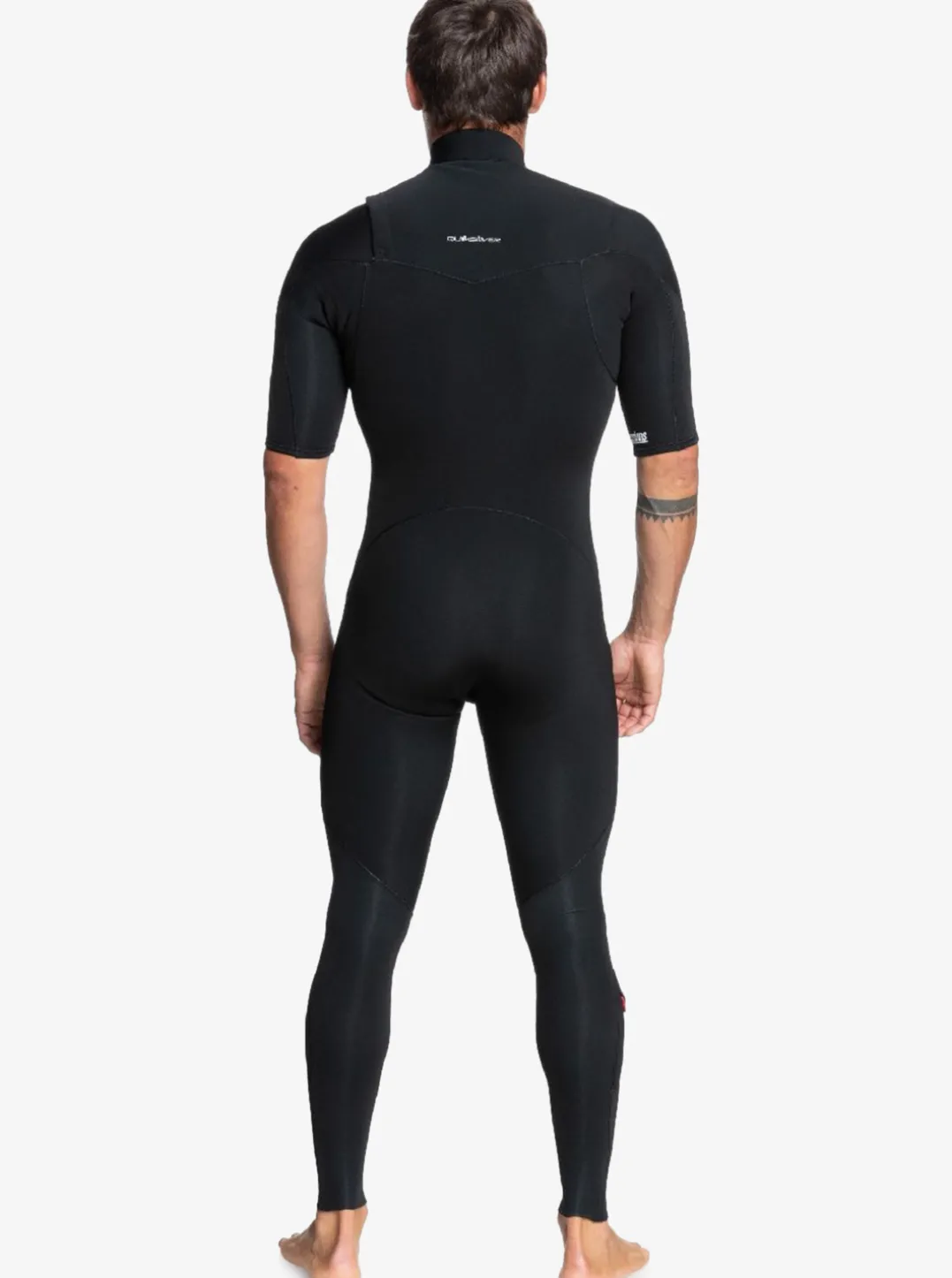 Mens Quiksilver Wetsuits|2/2Mm Everyday Sessions Short Sleeve Chest Zip Springsuit