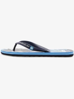 Mens Quiksilver Sandals|Molokai Highline Scallop Flip-Flops