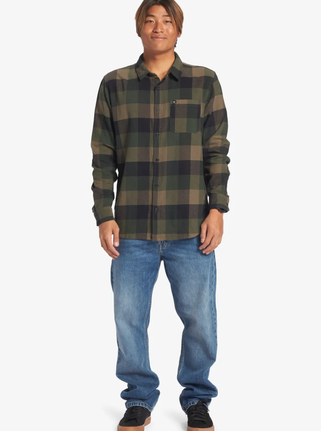 Mens Quiksilver Shirts & Polos|Motherfly Long Sleeve Shirt