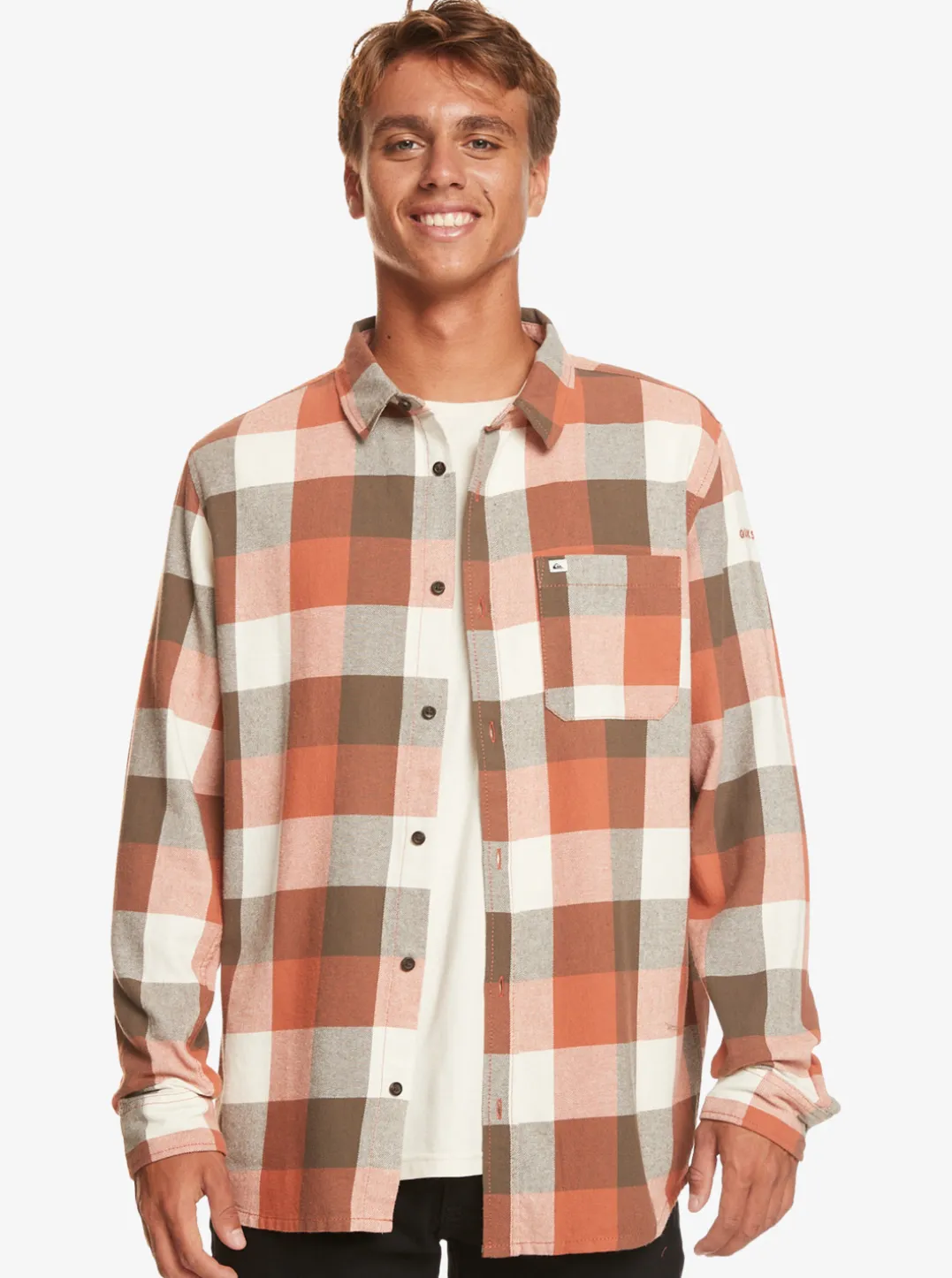Mens Quiksilver Shirts & Polos|Motherfly Long Sleeve Shirt