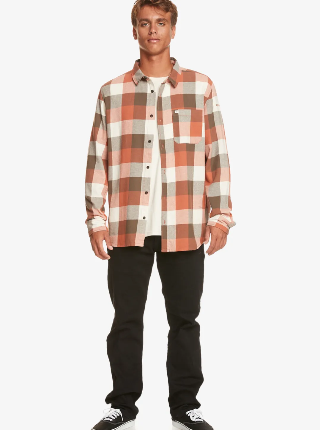 Mens Quiksilver Shirts & Polos|Motherfly Long Sleeve Shirt