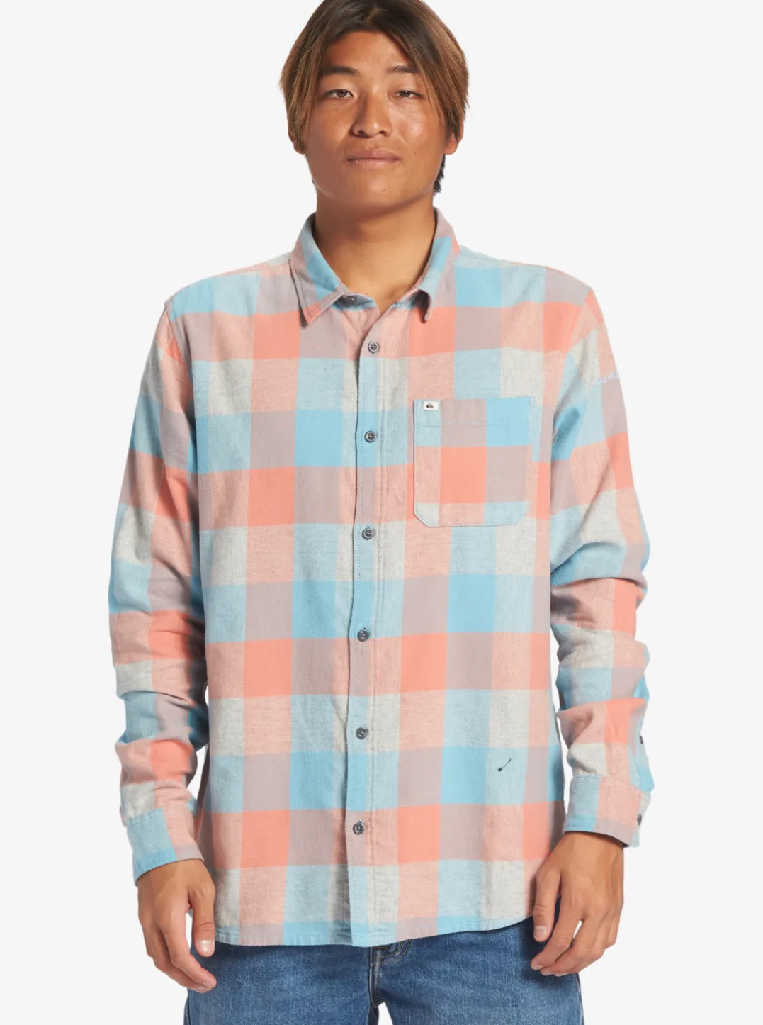 Mens Quiksilver Shirts & Polos|Motherfly Long Sleeve Shirt