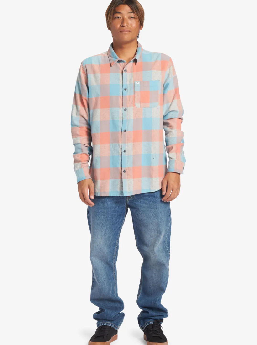 Mens Quiksilver Shirts & Polos|Motherfly Long Sleeve Shirt