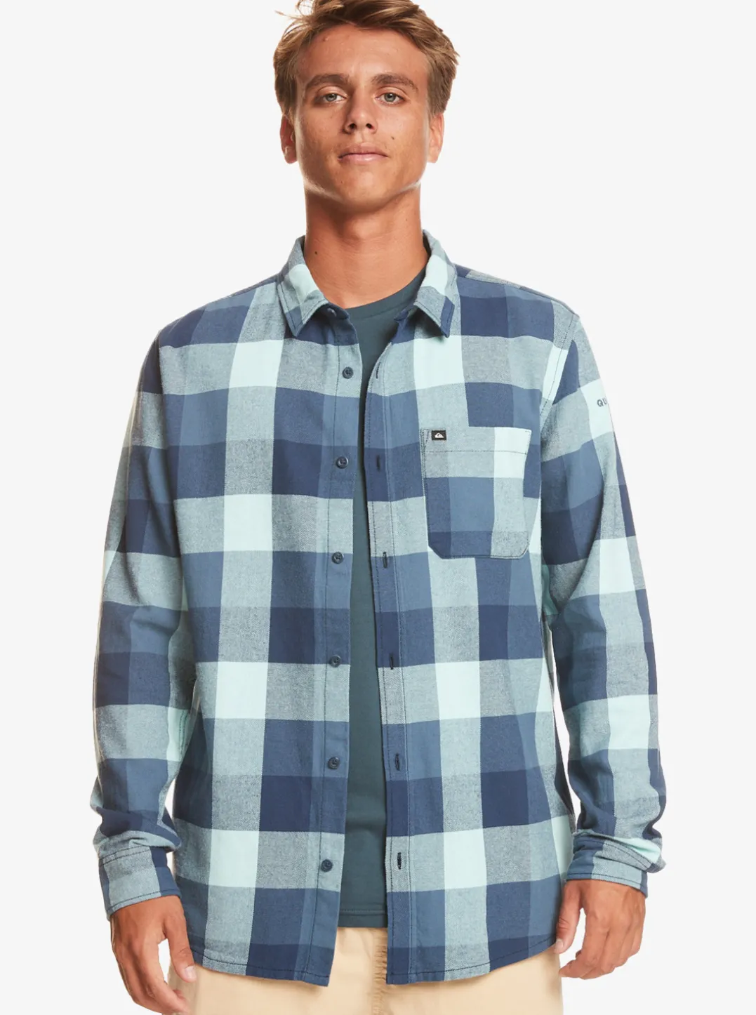Mens Quiksilver Shirts & Polos|Motherfly Long Sleeve Shirt