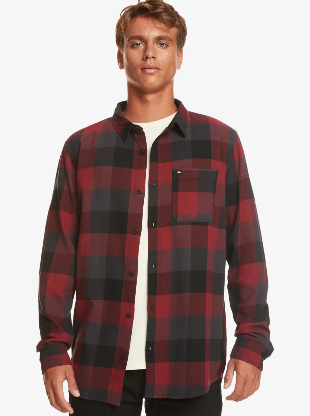 Mens Quiksilver Shirts & Polos|Motherfly Long Sleeve Shirt