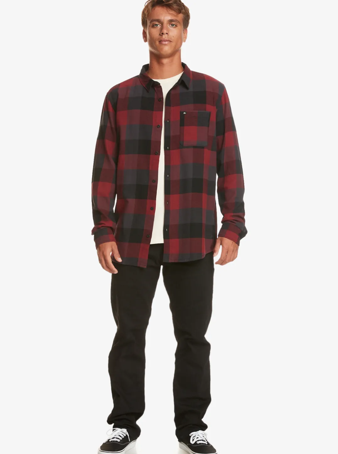 Mens Quiksilver Shirts & Polos|Motherfly Long Sleeve Shirt