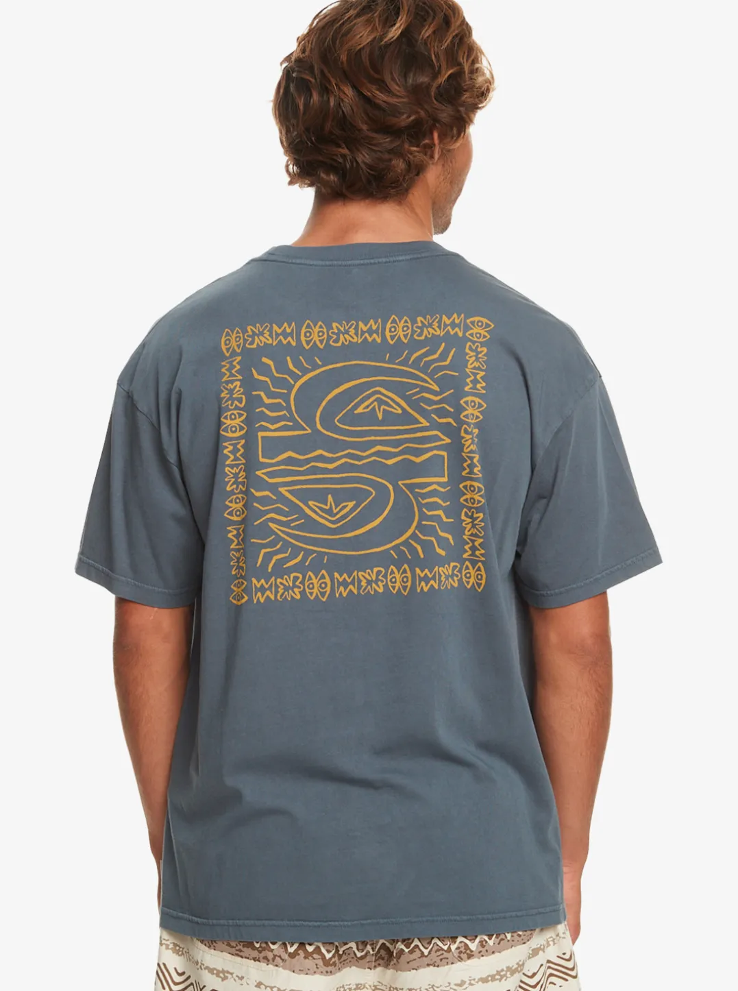Mens Quiksilver Tees|Natural Vibe T-Shirt